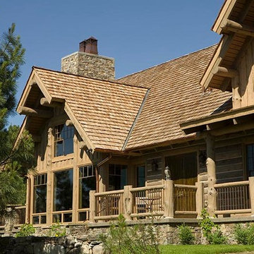 Rocky Mountain Log Homes - Relaxing Rustic Retreat