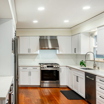 Upper Arlington Ohio Kitchen Cabinet Refacing Remodel