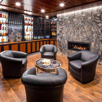 Two-Tone Wine Cellar