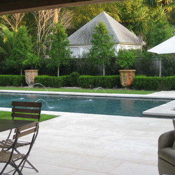 Lafayette Country French Pool and Landscape