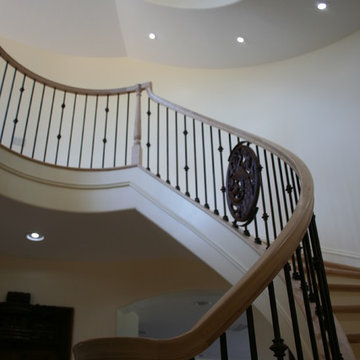 Curved Stair Project. Palaniyandi Residence