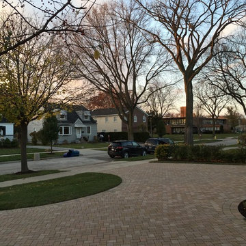 Revitalized Olde Greenwich Cobble Driveway