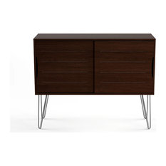 Mid Century Walnut Finish Dining Buffet