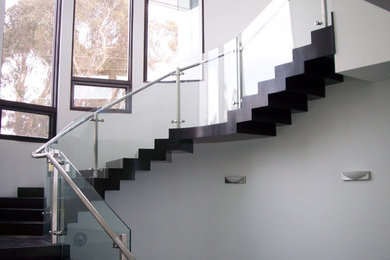 San Diego Interior Glass Staircases