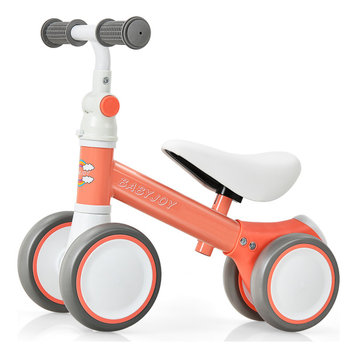 Babyjoy Baby Balance 4-Wheel Bike Infant Walker No-Pedal Toddler Bicycle Toys
