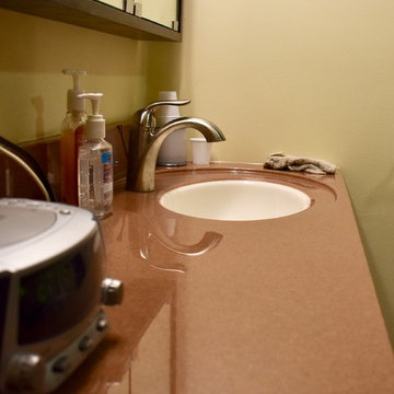 Warm Full Bathroom Update