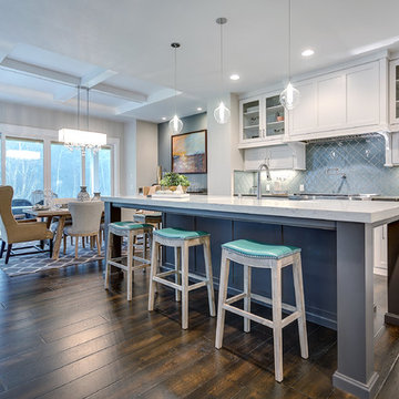 Kitchen + Dining Nook - The Aerius - Two Story Modern American Craftsman