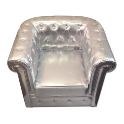 Modani Silver Armchair - Armchairs And Accent Chairs