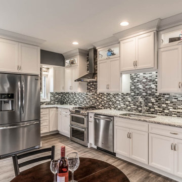 1800's Row House Kitchen Remodel with Marazzi Midpark Mosaics backsplash