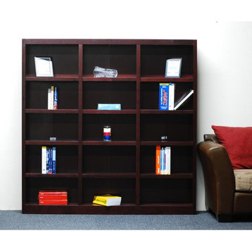 Concepts in Wood 72 x 72 Wall Storage Unit, Cherry Finish