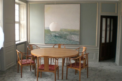 Traditional dining room in Copenhagen.