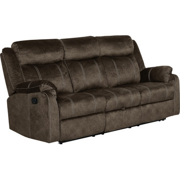 U7303 Reclining Sofa - Coffee