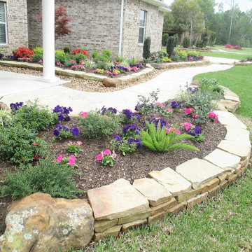 Flagstone Bed Borders