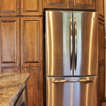 Geneseo, IL- Kitchen With Warm Neutral Colors And Harlech Cambria Tops