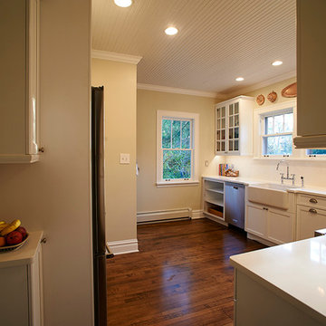 A beautiful white white kitchen in Deerfield
