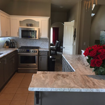 Fantasy Brown Marble Kitchen