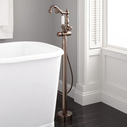 KESWICK FREESTANDING THERMOSTATIC TUB FAUCET AND HAND SHOWER - Bathtub Faucets