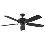 Hinkley - Hinkley 901660FMB-NWA Oasis, 60" 5 Blade Ceiling Fan - Part of the Regency Series, Oasis offers a simpleOasis 60 Inch 5 Blad Matte Black Matte Bl *UL: Suitable for wet locations Energy Star Qualified: n/a ADA Certified: n/a  *Number of Lights:   *Bulb Included:No *Bulb Type:No *Finish Type:Matte Black