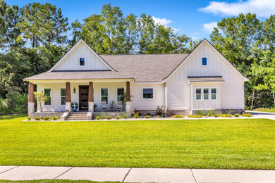 Example of an exterior home design in Other