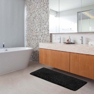 Stylish & Functional Bathroom Mats by Evideco