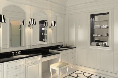 Design ideas for a traditional bathroom in Florence.