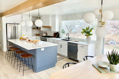 Inspiration for a contemporary kitchen remodel in Salt Lake City