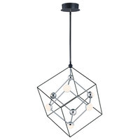 Ion 4-Light LED Pendant in Polished Chrome with Acrylic Shade