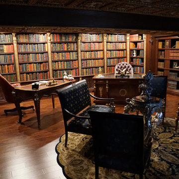 Private residence in French Empire Style interior design by Aristo Artisans Co
