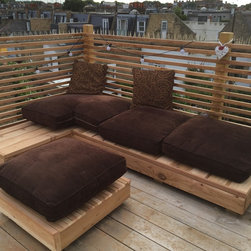 London Roof-top Sun Deck - Garden Sofas