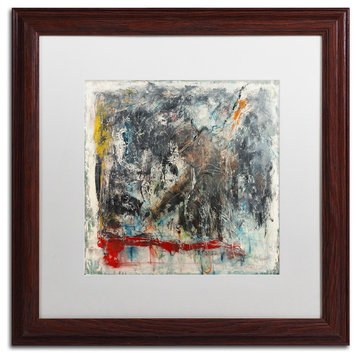 Joarez 'Furia e Paixao' Framed Art, Wood Frame, 16"x16", White Matte