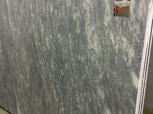 Carrara Marble Grigio Nuvolato Honed And Polished In Kitchen Carrara Marble Grigio Nuvolato