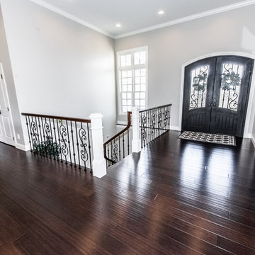Ambient Coffee Handscraped Strand Bamboo Flooring