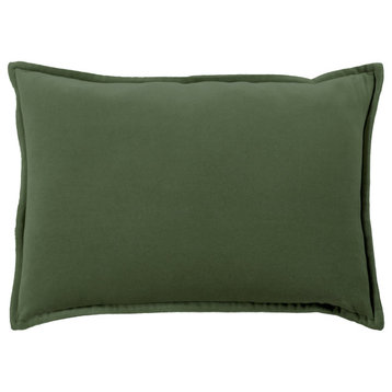 Cotton Velvet 13" x 19" Pillow Kit, Medium Gray, 13"x19"