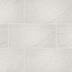 MSI Adella White Bullnose 3 in. x 18 in. Matte Porcelain Wall Tile (15 lin.  ft./Case) 