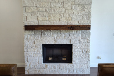 Inspiration for a mid-sized modern living room remodel in Austin