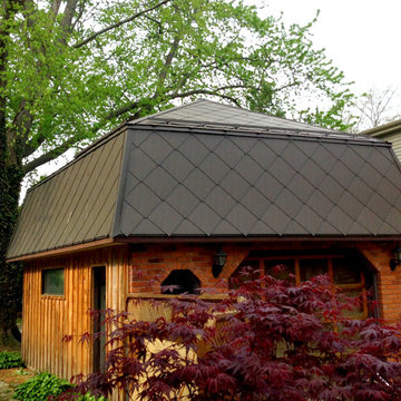 Sepia Brown Diamond Shingles