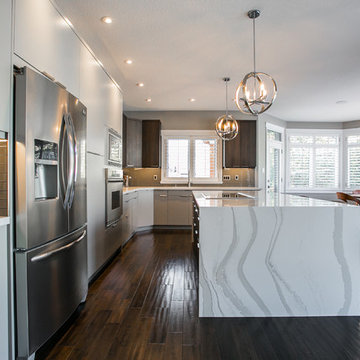Walnut Kitchen Refacing