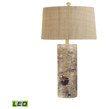 Aspen Bark Table Lamp - Natural, LED