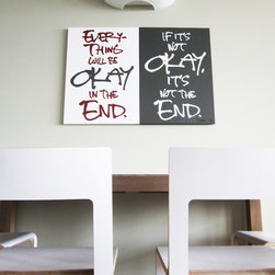 Quote on Canvas - 美術品・アート作品