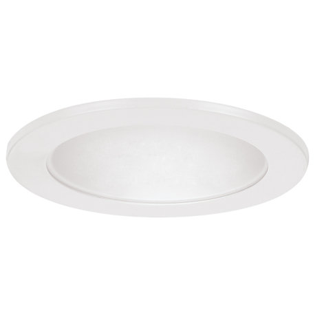 4" Frosted Glass Shower Trim