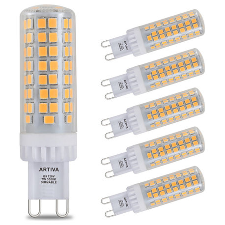 Artiva USA 7W G9 Dimmable LED Light Bulb