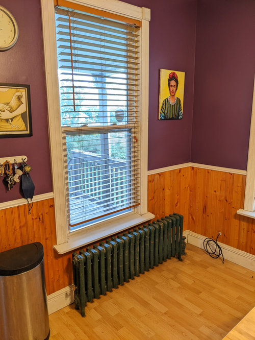 Painting wall behind radiator