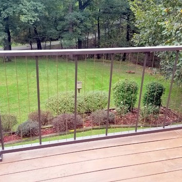 Deck Resurface with Verti Cable Rail