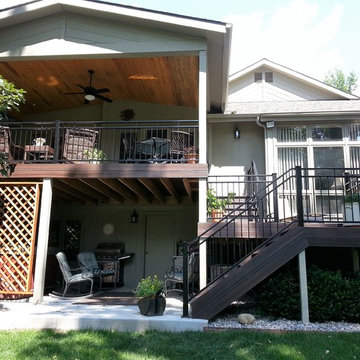 Gable and Shed roofs over decks