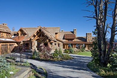 Example of a mountain style exterior home design in Other