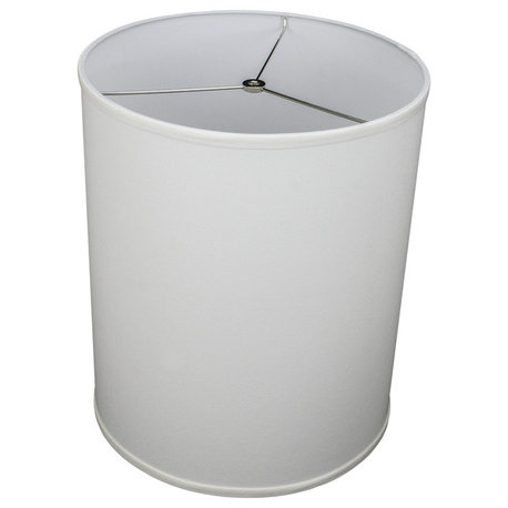 Fenchel Shades, 14"x14"x17" Spider Attachment Drum Lamp Shade, Linen