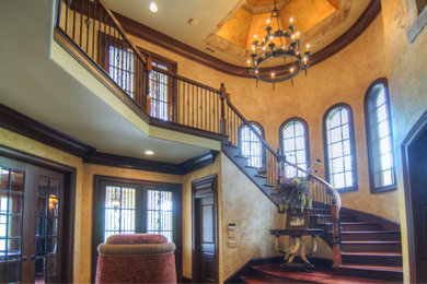 This is an example of a mediterranean staircase in Nashville.