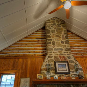 Medford Lakes Log Home