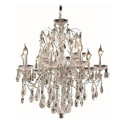 Elegant Lighting - Elegant Lighting 2016D28C/SA Chandelier St. Francis - Chandeliers