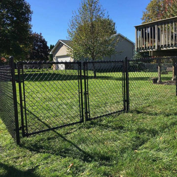 Young Fence install